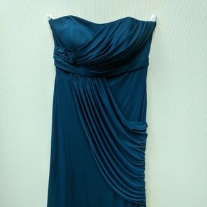 Davids Bridal Peacock Size 14 Chiffon Bridesmaids